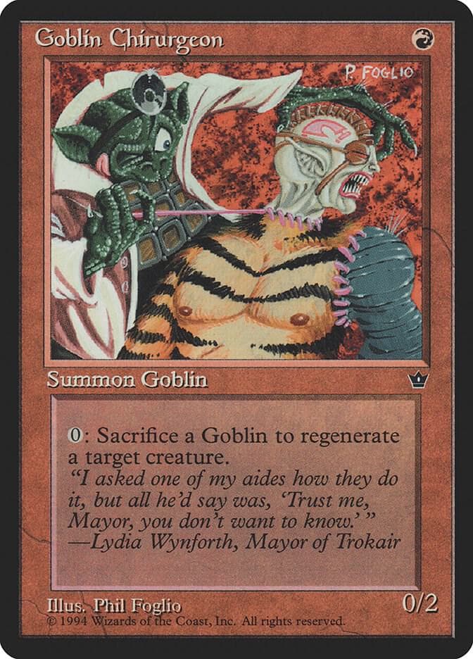 Goblin Chirurgeon (Foglio)