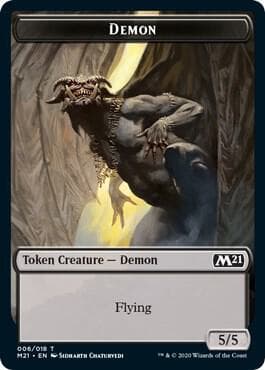 Demon // Soldier Double-Sided Token