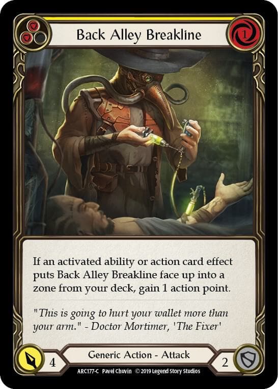 Back Alley Breakline (Yellow)