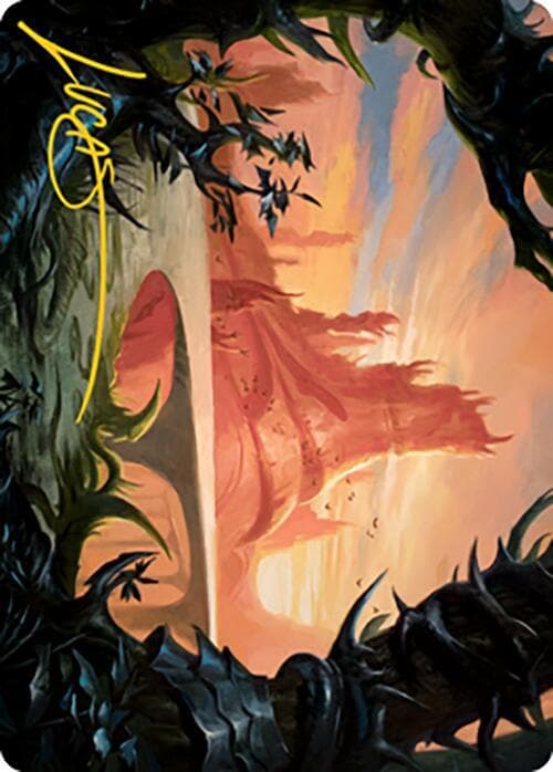 Slagwoods Bridge Art Card (Gold-Stamped Signature)