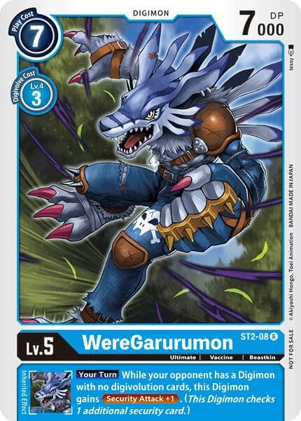 WereGarurumon - ST2-08 (Tamer Party Vol. 2 Promo)