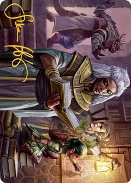 You Find the Villains' Lair Art Card (Gold-Stamped Signature)