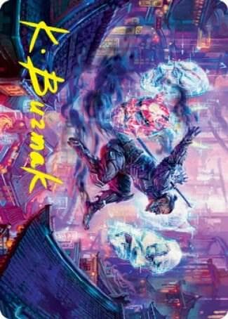 Thousand-Faced Shadow Art Card (Gold-Stamped Signature)