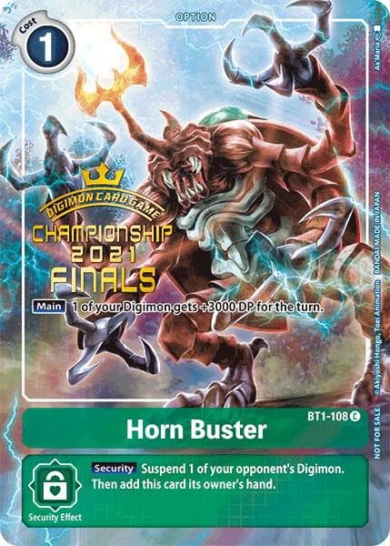 Horn Buster (2021 Championship Finals Tamer's Evolution Pack)