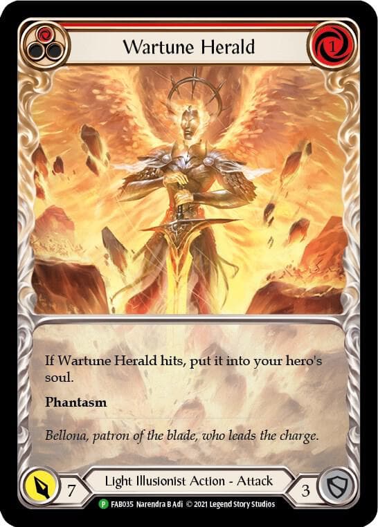 Wartune Herald (Red) (Extended Art) - FAB035
