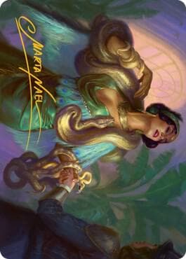 Venom Connoisseur Art Card (Gold-Stamped Signature)