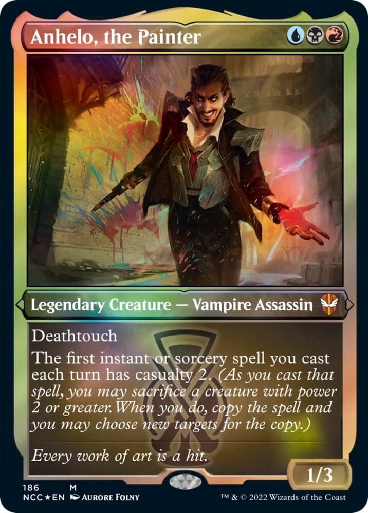 Anhelo, the Painter (Display Commander) - Thick Stock