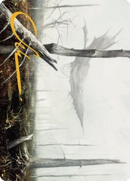 Swamp Art Card (Gold-Stamped Signature)