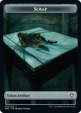 Scrap // Phyrexian Myr Double-Sided Token
