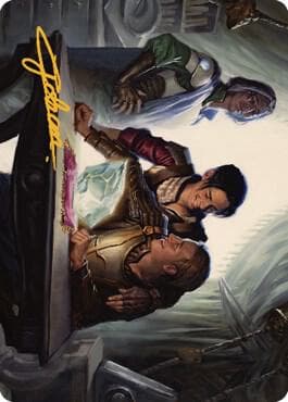 Tocasia's Welcome Art Card (Gold-Stamped Signature)