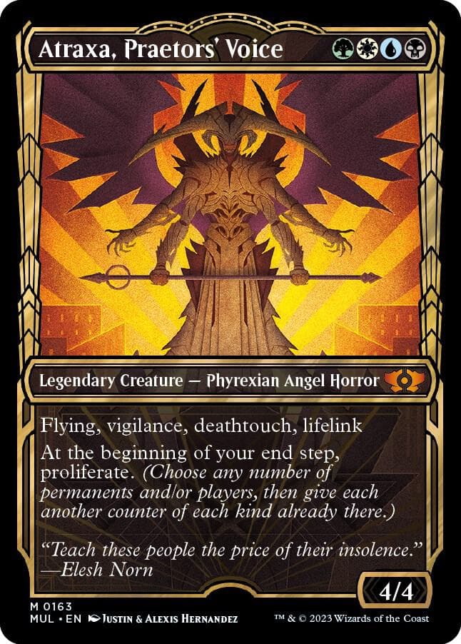 Atraxa, Praetors' Voice (Halo Foil)