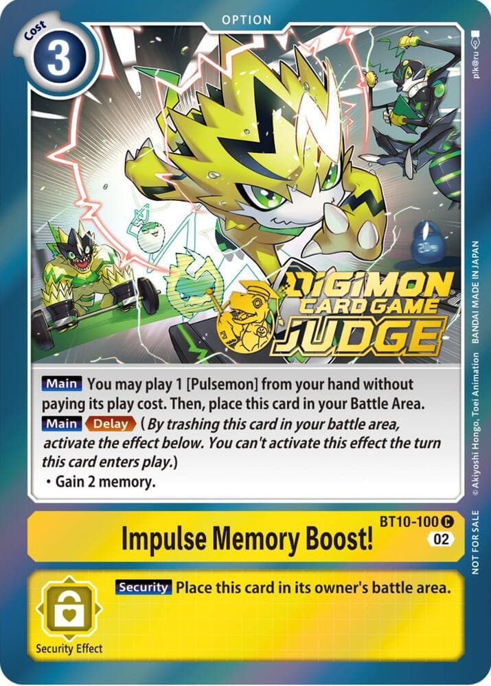 Impulse Memory Boost! (Judge Pack 3)