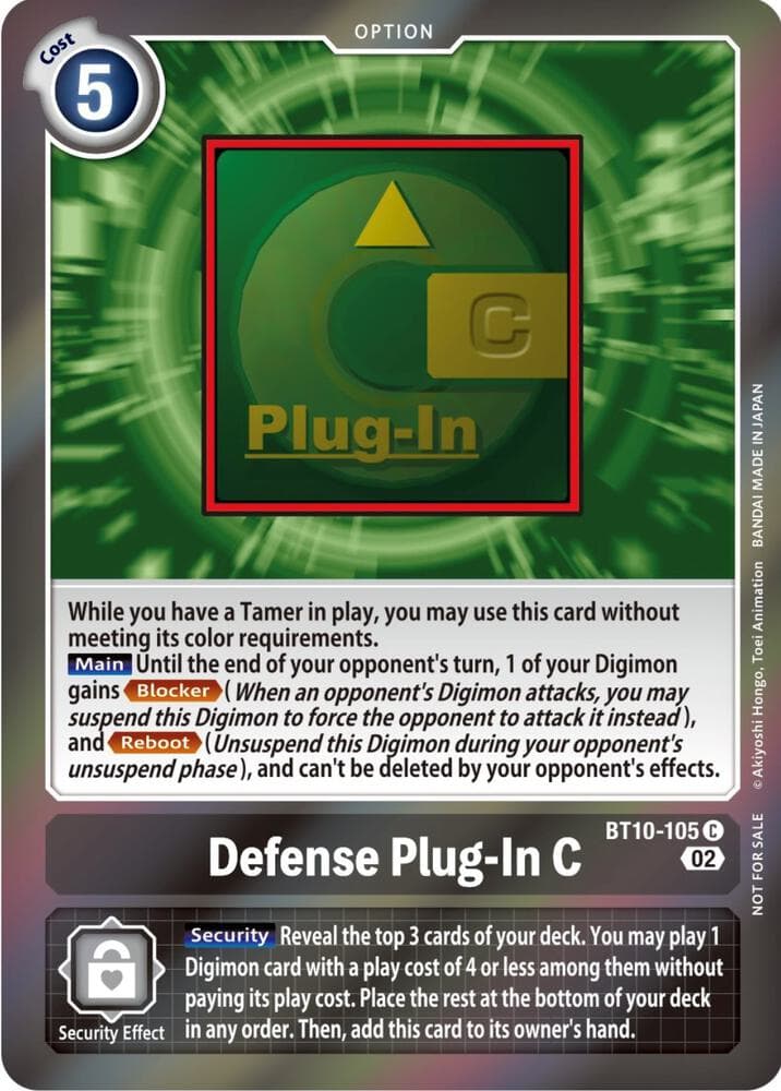 Defense Plug-In C (Event Pack 4)