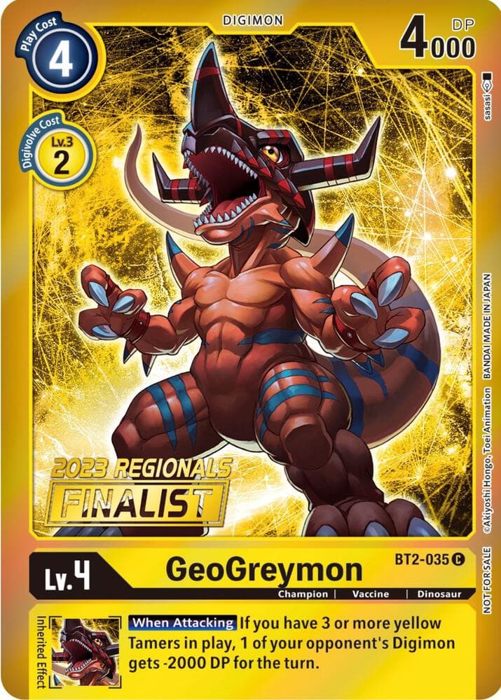 GeoGreymon (2023 Regionals Finalist)