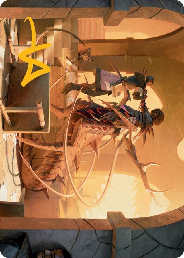 Rona, Tolarian Obliterator Art Card (Gold-Stamped Signature)