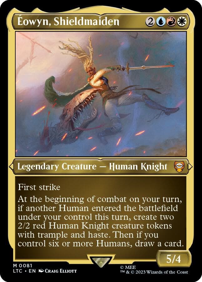 Eowyn, Shieldmaiden (Display Commander) - Thick Stock
