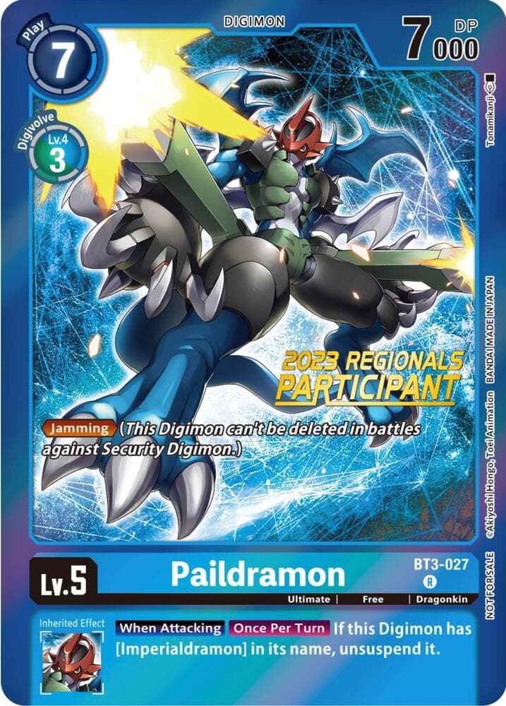 Paildramon (2023 Regionals Participant)