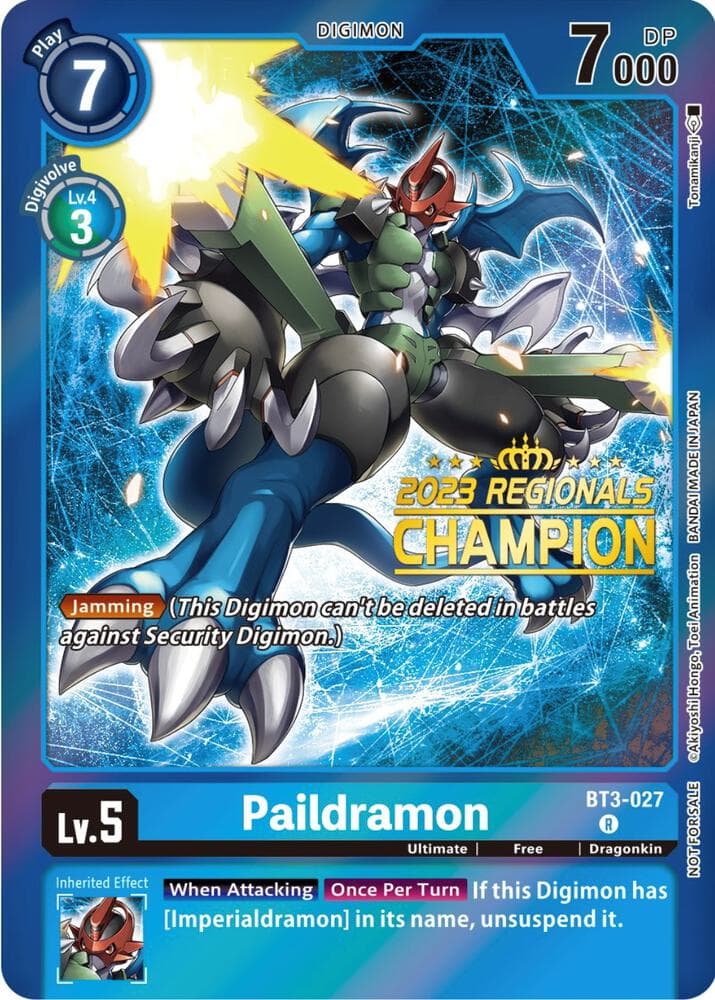 Paildramon (2023 Regionals Champion)