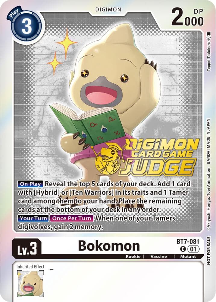 Bokomon - BT7-081 (Judge Pack 4)