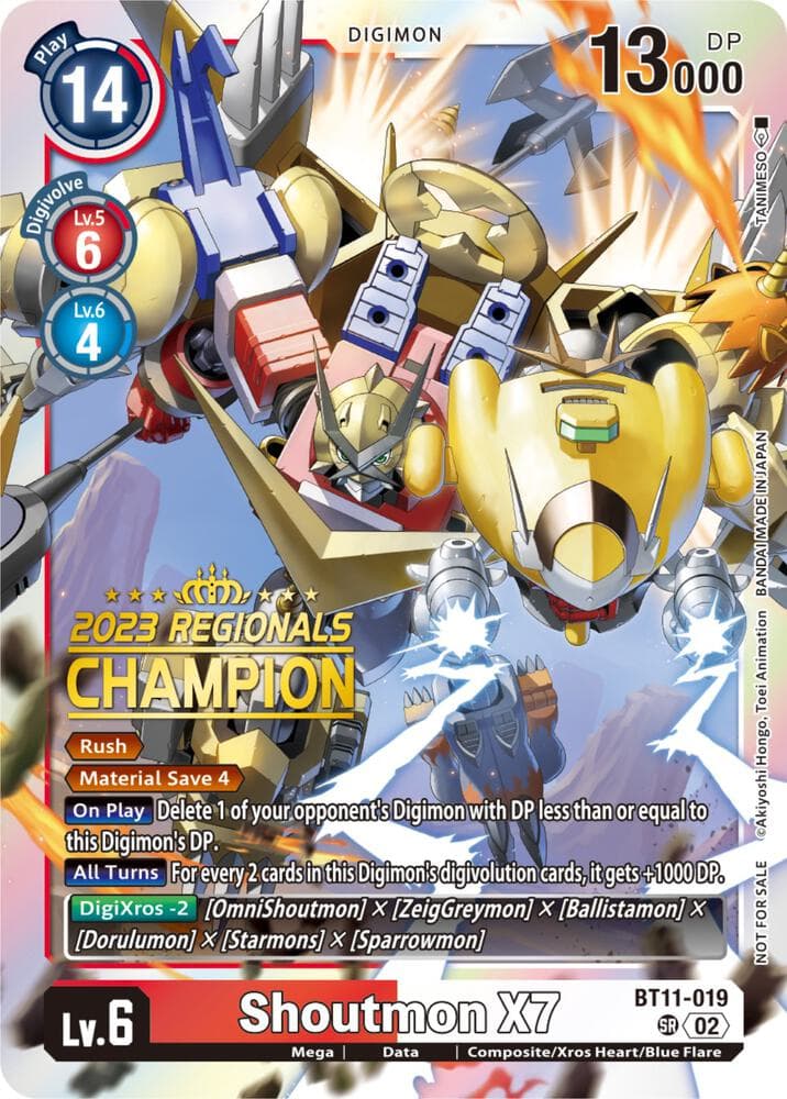 Shoutmon X7 (2023 Regionals Champion)