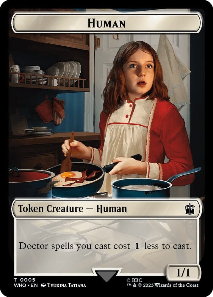 Human (0005) // Clue (0023) Double-Sided Token