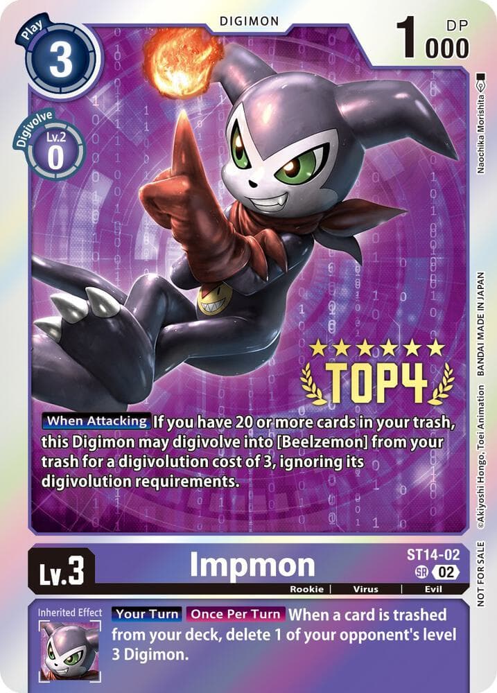 Impmon (Digimon 3-On-3 Top 4)