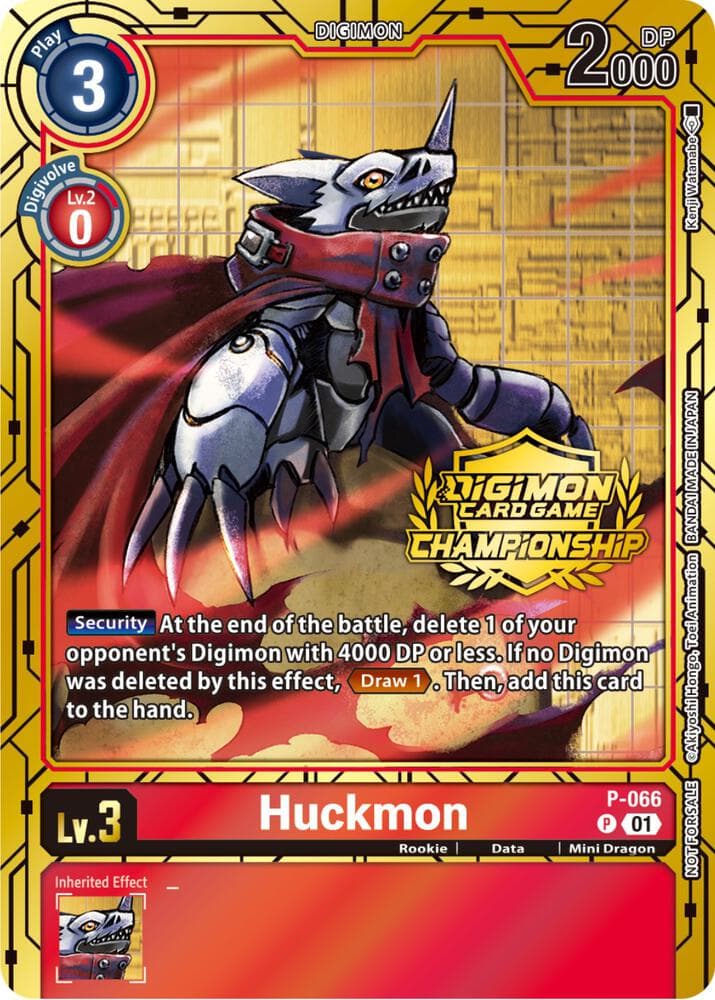 Huckmon - P-066 (Championship 2023 Gold Card Set)