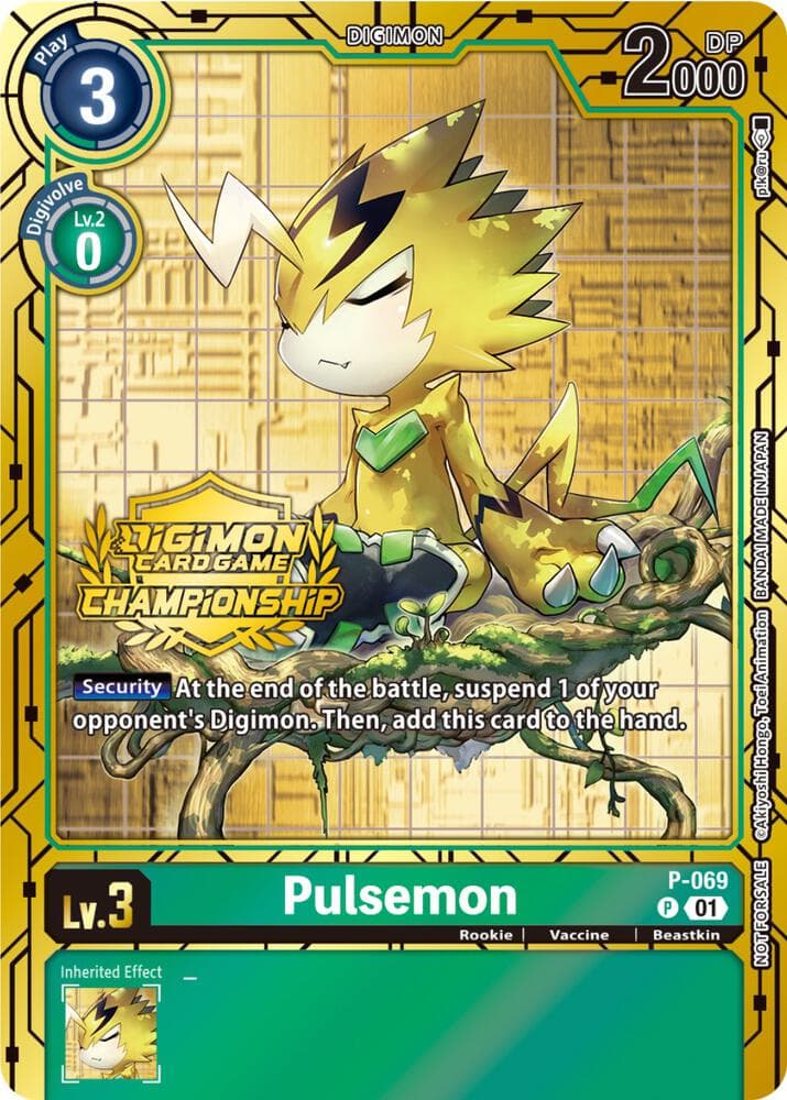 Pulsemon - P-069 (Championship 2023 Gold Card Set)