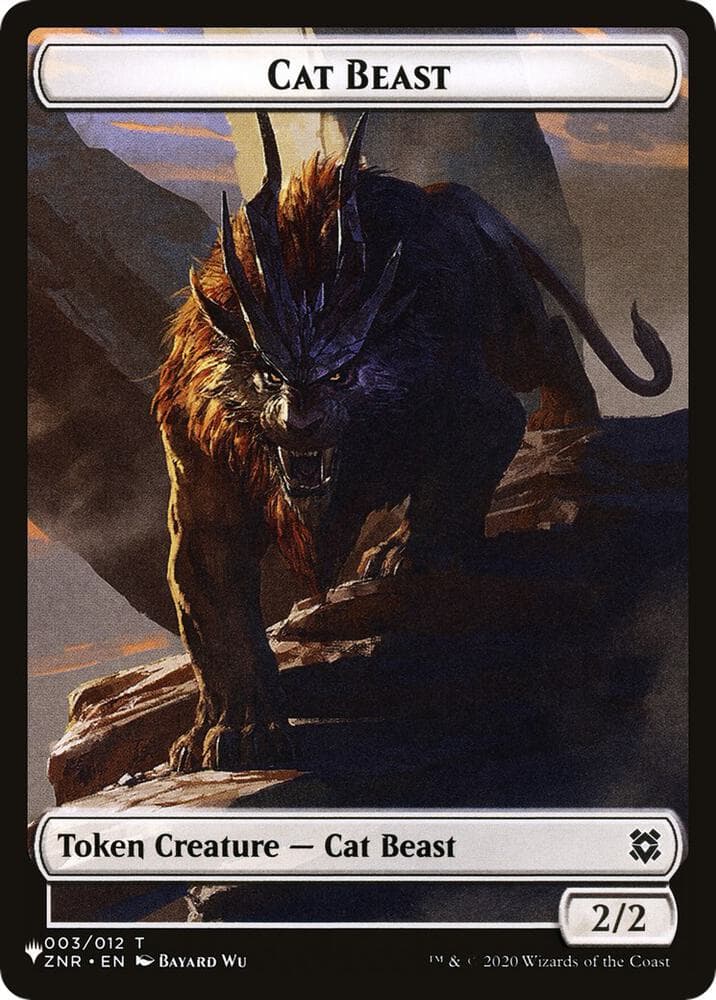 Cat Beast // Rat Double-Sided Token