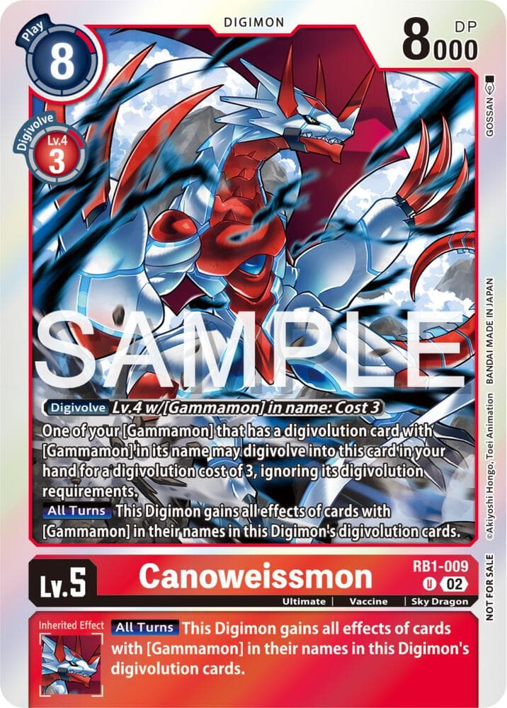 Canoweissmon (Event Pack 6)