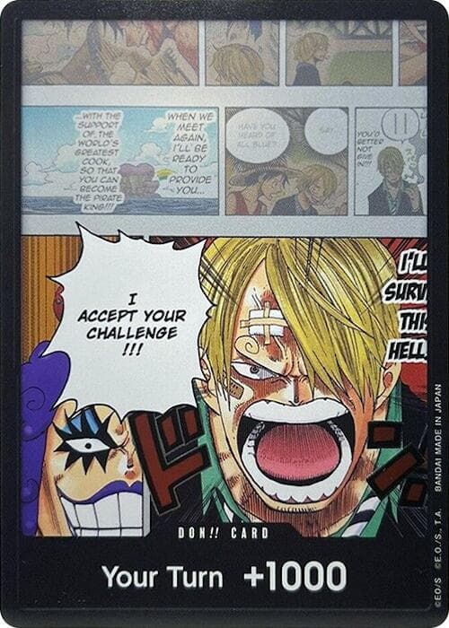 DON!! Card (Ivankov & Sanji) (Double Pack Set Vol. 3)