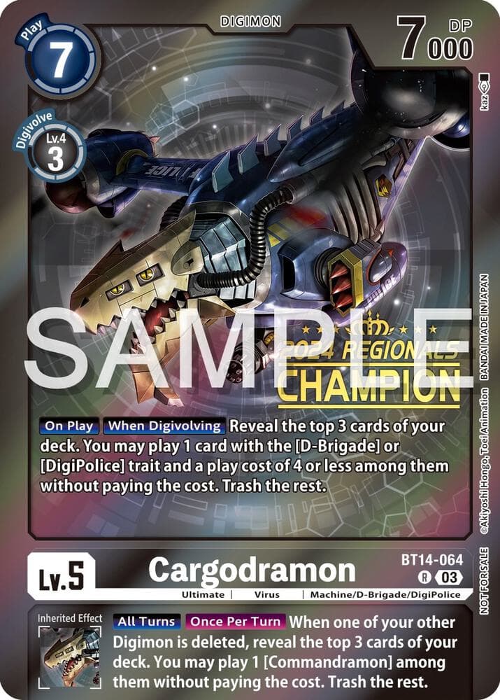 Cargodramon (2024 Regionals Champion)