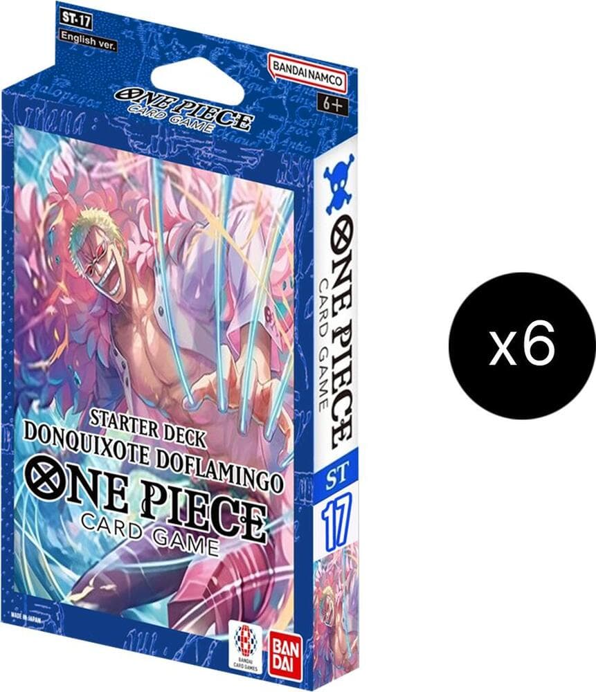 Starter Deck 17: BLUE Donquixote Doflamingo Display