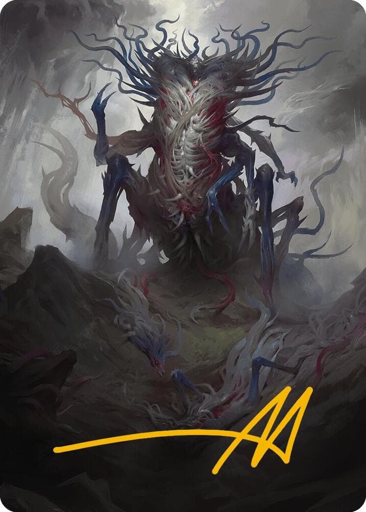 Azlask, the Swelling Scourge Art Card (Gold-Stamped Signature)