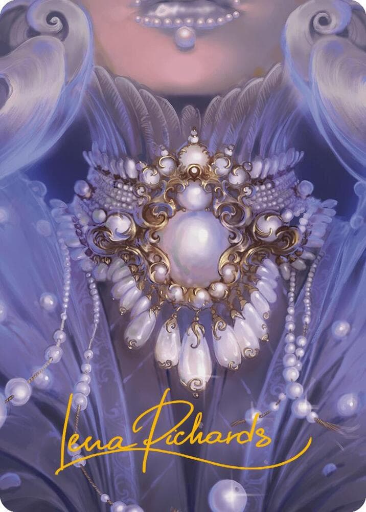 Pearl Medallion Art Card (Gold-Stamped Signature)