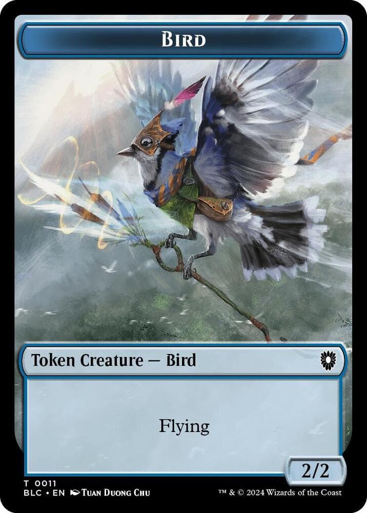 Bird (0011) // Fish Double-Sided Token
