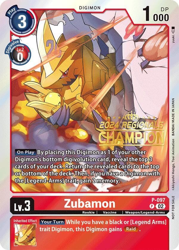 Zubamon - P-097 (2024 Regionals Champion)