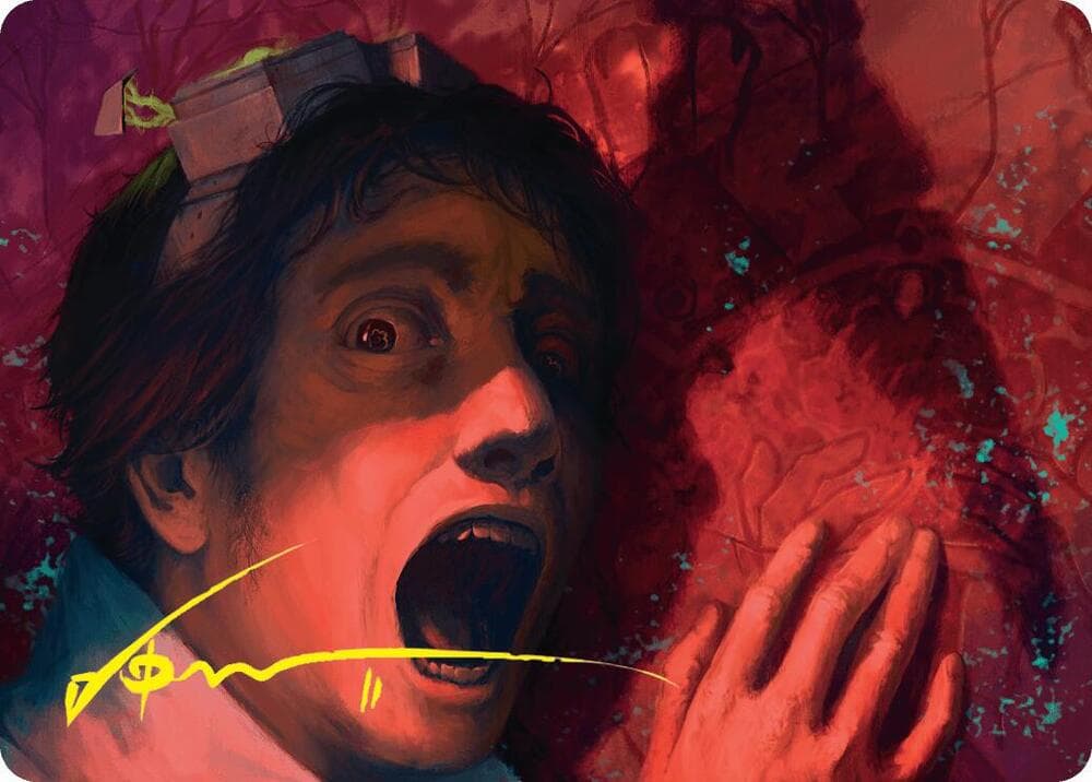 Murder Art Card (Gold-Stamped Signature)