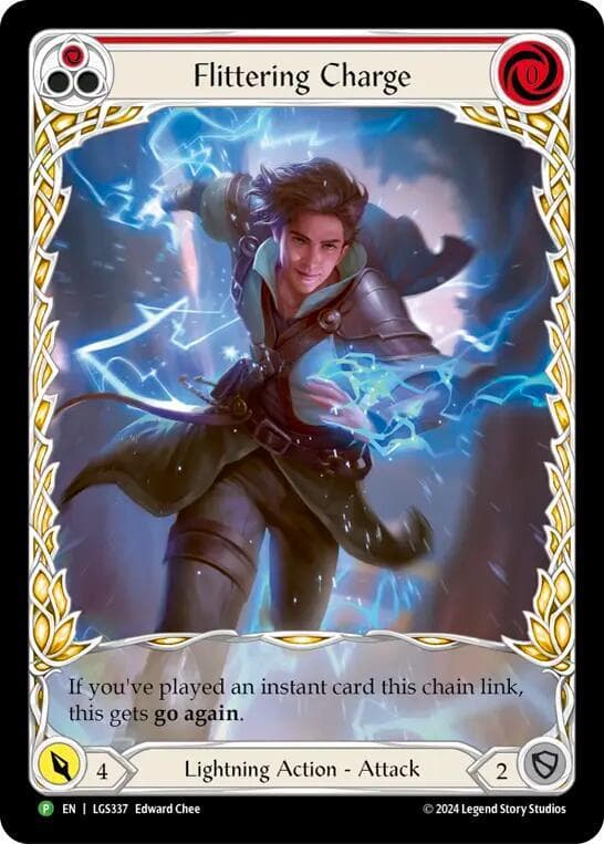 Flittering Charge (Red) (Extended Art)