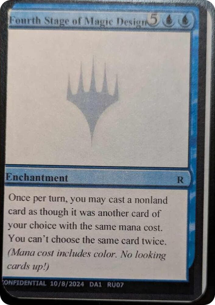 Fourth Stage of Magic Design