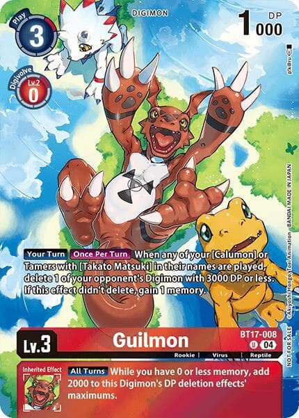 Guilmon (Legend Pack 2024 Box Topper)