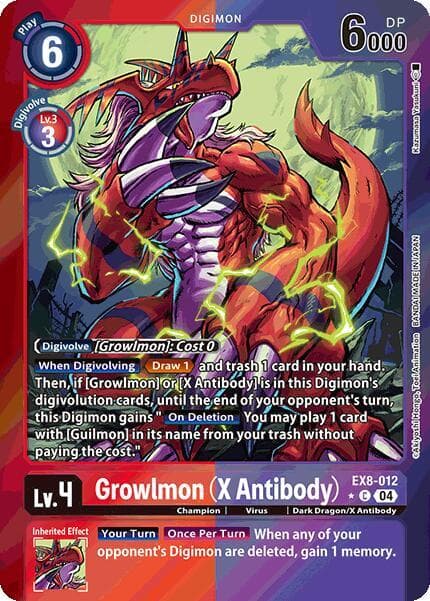 Growlmon (X Antibody) (Limited Foil)