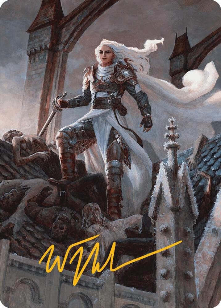 Thalia, Heretic Cathar Art Card (Gold-Stamped Signature)