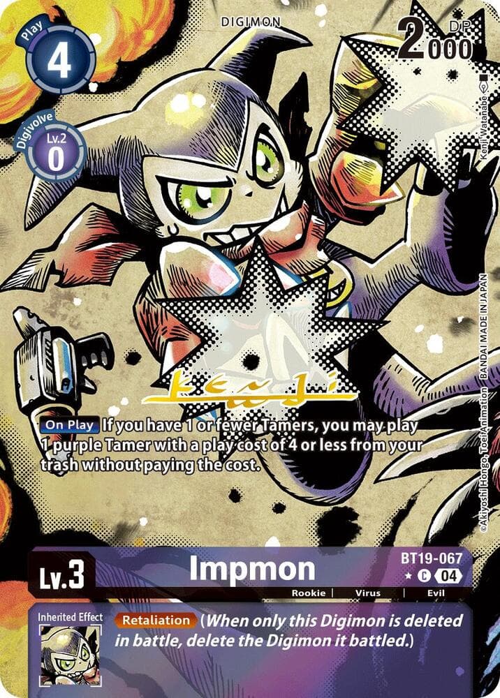 Impmon - BT19-067 (Alternate Art)
