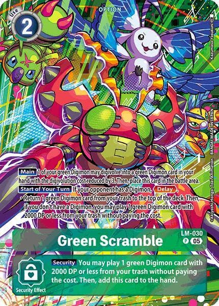 Green Scramble (Alternate Art)