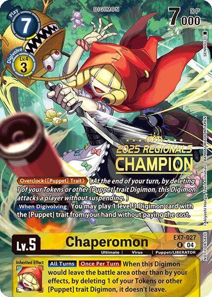Chaperomon (2025 Regionals Champion)