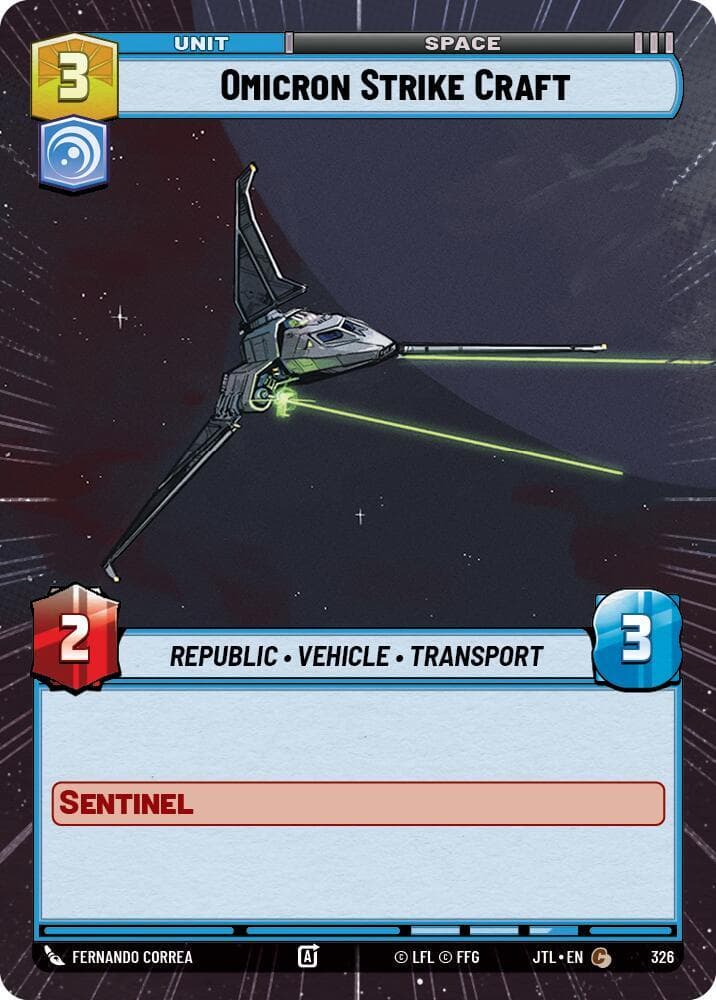 Omicron Strike Craft (Hyperspace)