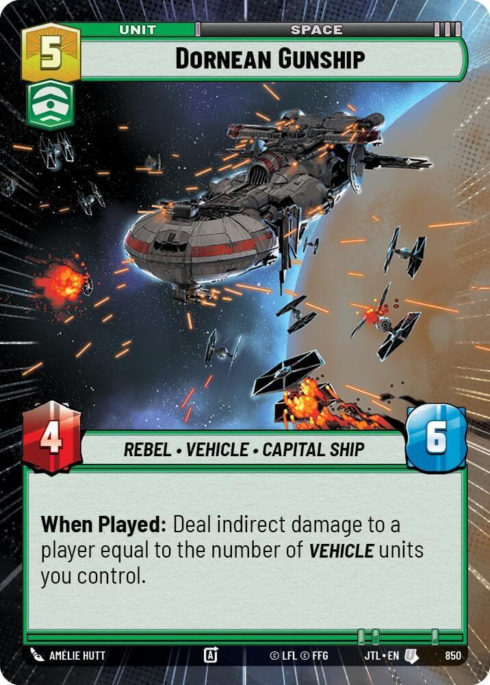 Dornean Gunship (Hyperspace Foil)