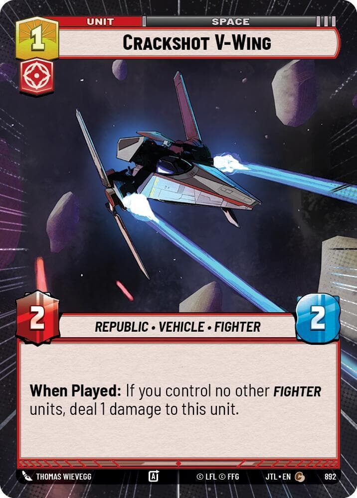 Crackshot V-Wing (Hyperspace Foil)