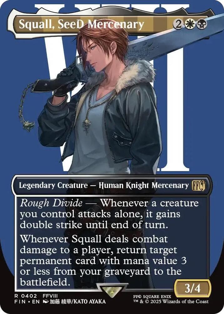Squall, SeeD Mercenary (Borderless)